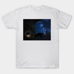 Max the lizard stargazing from a tree T-Shirt